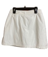 Ativa Golf Off White Size 8 Golf Skort Active Wear Tennis Short Side Zipper - $28.43 CAD