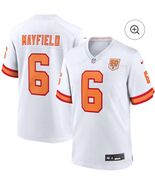 Baker Mayfield #6 2025 50th Anniversary White 76' Bucs Men's  Replica Je... - $59.99