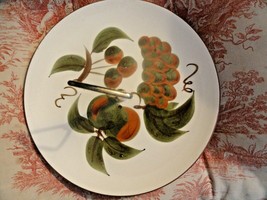 Stangl Pottery Orchard Song Tidbit Handled Serving Plate Mint Signed - £19.17 GBP