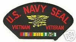 Usn Navy Naval Seal Team Vietnam Veteran Ribbon Patch - £22.71 GBP