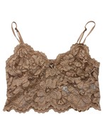 Zara Womens Lace Crop Top S Tan - $26.93 CAD