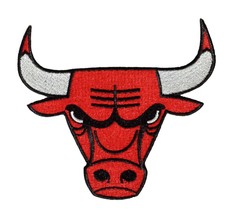 Chicago Bulls NBA Basketball Embroidered Iron On Patch - £6.77 GBP+