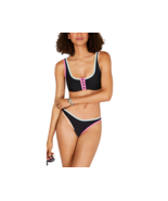 Hula Honey Colorblock-Trimmed Bralette &amp; Bikini Set NWT Medium - £10.28 GBP