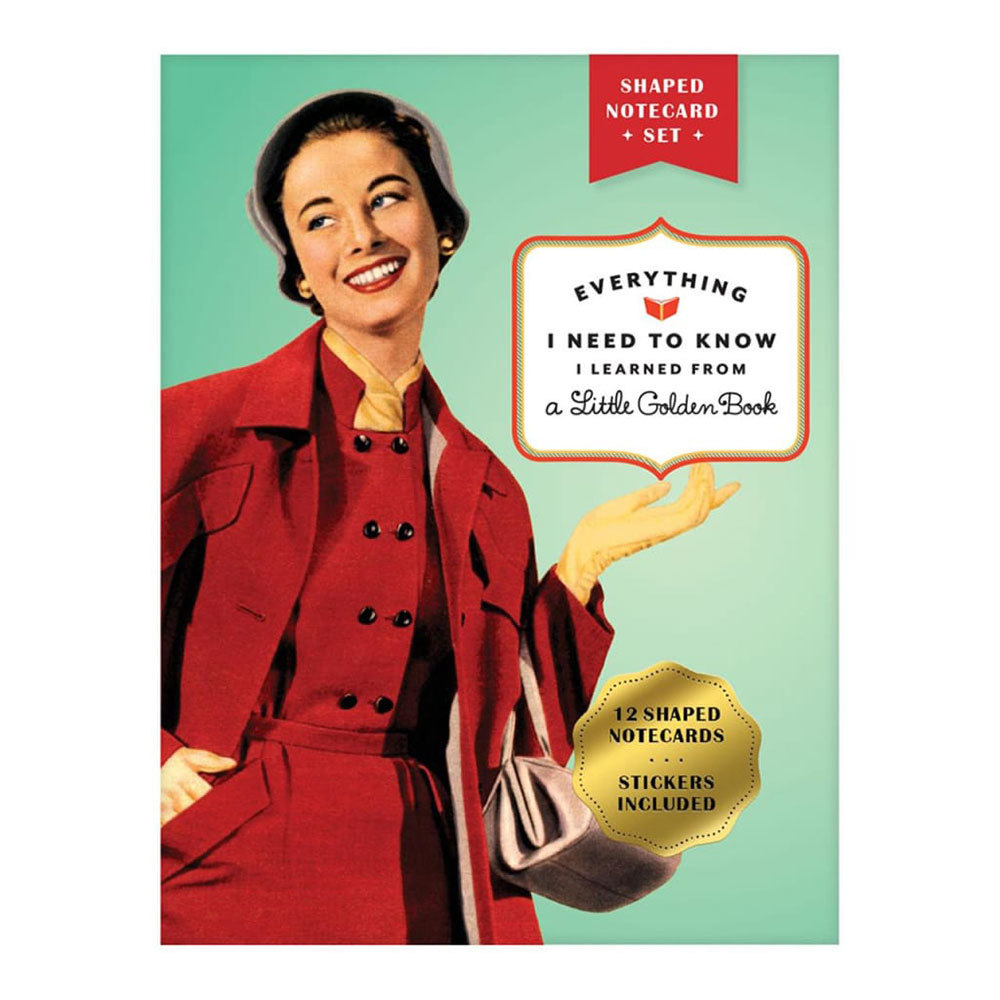 Galison Galison A Golden Book Shaped Portfolio Notecards - $28.68