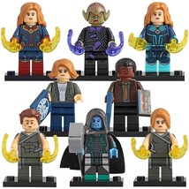 8pcs Captain Marvel - Carol Danvers Ronan Yon-Rogg Nick Fury Skrull Minifigures  - £13.58 GBP