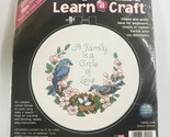 Dimensions Cross Stitch Kit Blue Birds FAMILY LOVE 72900 - $9.89