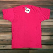 Vintage Fruit of The Loom Pink Casualwear Single Stitch T Shirt Size XL ... - $19.64