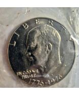 (1975) 1776 ~ 1976 D  Bicentennial Eisenhower "Ike" Dollar Type 1 in Min... - $15.79