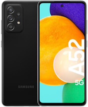 Samsung Galaxy A52 5G SM-A526B 6gb 128gb Octa-Core 6.5&quot; Dual Sim Android Black - £329.12 GBP