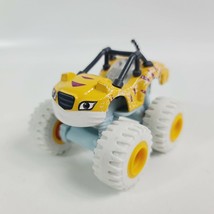 Blaze and The Monster Machines Polar Pals Stripes Truck Yellow White Wheels RARE - £11.25 GBP