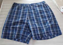 Polo Ralph Lauren Blue &amp; White Plaid Shorts Mens Size 38 Cotton - £15.50 GBP