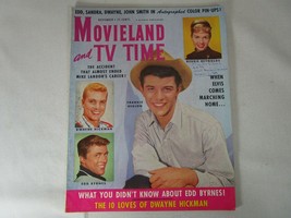 Movieland and TV Time November 1959 Dwayne Hickman Edd Byrnes Frank Avalon Elvis - £19.73 GBP