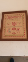 Vintage Sampler, Very Finely Wrought, Bi-Centennial Work, 1776-1976 - £21.15 GBP