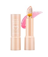 Flower Lip Balm - Color Changing Lipstick Jelly Lip Stain for Perfect Pink - $12.21 CAD