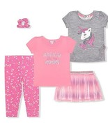 Pink and Grey &quot;MAGICAL Like My Mommy&quot; Girls Outfit - £14.78 GBP