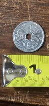 2 Krone Danish Coin With Hole 1999 - $3.96