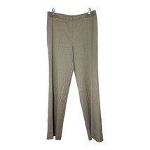 Lafayette 148 Women Brown Wool Blend Trouser Pants Size 10 Altered 31” Waist - £23.51 GBP