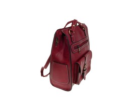 Artisan Crafted Leather Look Designer Handbag Backpack/Shoulder Bag (Mar... - £55.74 GBP