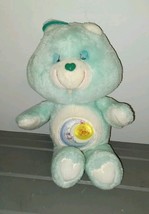 Vintage Kenner 1983 Care Bears Bedtime Bear Green 13” Plush Stuffed Anim... - $27.99