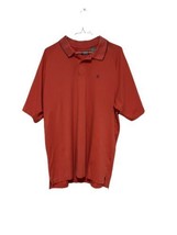 Izod Men&#39;s Salmon Pink XL Golf Polo Shirt Soft S/S Golf Casual - $16.49