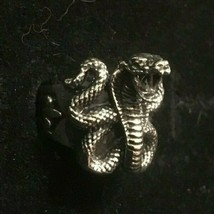 Stainless Steel Biker Rings 316L - Rattlesnake - Free Shipping - £15.76 GBP