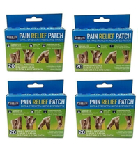 4 Packs Pain Relief Patch 20 Patches In Each Box Brand New Sealed Packs - £11.65 GBP