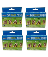 4 Packs Pain Relief Patch 20 Patches In Each Box BRAND NEW SEALED PACKS - £11.44 GBP