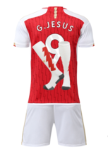 Soccer Uniform 9 the Gunners Jersey suit Men Kid 2324 Gabriel Jesus Shirt Shorts - $49.55