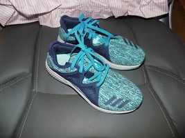 Adidas Edge Lux Bounce Running Shoes Sneakers Blue CLI 037001 Size 7 Women&#39;s EUC - £31.35 GBP