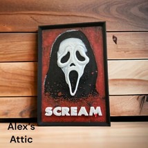 Scream MAGNET 2&quot;x3&quot; Refrigerator Locker Movie Poster 3d Printed - £6.22 GBP