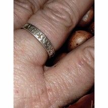 Sterling silver vintage ring Thessalonians 4; 3-4 - £45.88 GBP