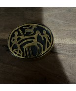 VINTAGE RARE 13 Oz SOLID BRASS ISREAL PAPERWEIGHT - $75.46 CAD