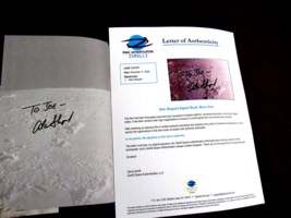 Alan Shepard Apollo 14 Nasa Astronaut Signed Auto 1ST Ed. Moon Shot Book Zarelli - $296.99