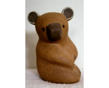 Vintage 1970&#39;s Clay Earthenware Sculpture KOALA BEAR Figurine Signed JEY... - $279.00