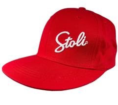 Stoli Vodka Trucker Hat Adjustable Red Snapback Cap Bar Pub Alcohol Liqu... - $34.99