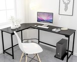 Black Corner Gaming Computer Desks For Home Office Pc.Workstation, Shape... - $133.95