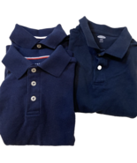 French Toast &amp; Old Navy Boys School Uniform Polo Shirts Navy Blue Sz 8 L... - £12.66 GBP