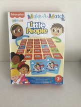 Fisher Price Make-A-Match Little People Game Memory Game Toy - $9.46