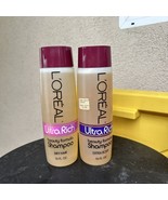 LOT Of 2 LOREAL Vintage Ultra Rich Shampoo Bottle For Dry Hair and extra... - $37.16