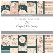 The Paper Boutique Perfect Partners Paper Pad 8&quot;X8&quot; 36/Pkg-Moon Meadows Toppers - $34.83