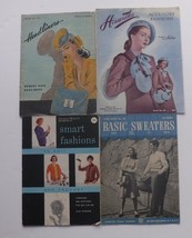 Vintage Knitting Headliners Basic Sweaters Pattern books / booklets Lot ... - $9.49
