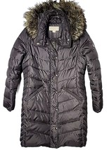 Michael Kors Men PM Goose Down Removable Hood Long Quilted Jacket Coat - £39.94 GBP