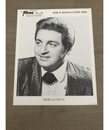 Vintage Bob Luhman Glossy Promotional Press Photo 8x10 Country &amp; Western - $8.00