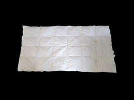 Cuddledown Twin Bedspread Filler 39&quot;x75&quot; White Cotton - $89.10