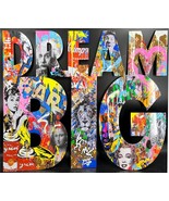 Yuvi Dream Big Metal Wall Sculpture Limited Ed. Hand Signed Pop Art 28x38 - $4,739.10 CAD