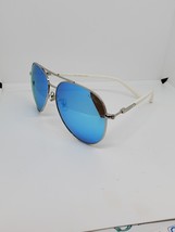 LUENX Aviator Sunglasses Polarized With Blue Mirror Coated Lenses 60mm 17-135 image 3