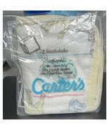 Vintage Carters Animal Print Terry Cloth Washcloth Pack of 2 New Unopened - $33.83 CAD