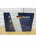 Zonet  (KVM3001) 4-Ports External KVM Auto-Switch Control 4 Comp From 1 ... - $51.29 CAD
