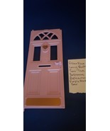 Fisher Price Loving Family Twin Time Dollhouse Replacement Purple Front ... - $10.00