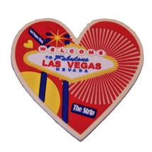 Las Vegas Rubber 3D Magnet Nevada City Souvenir Party Event Travel Gift 3&quot; wide - £5.87 GBP